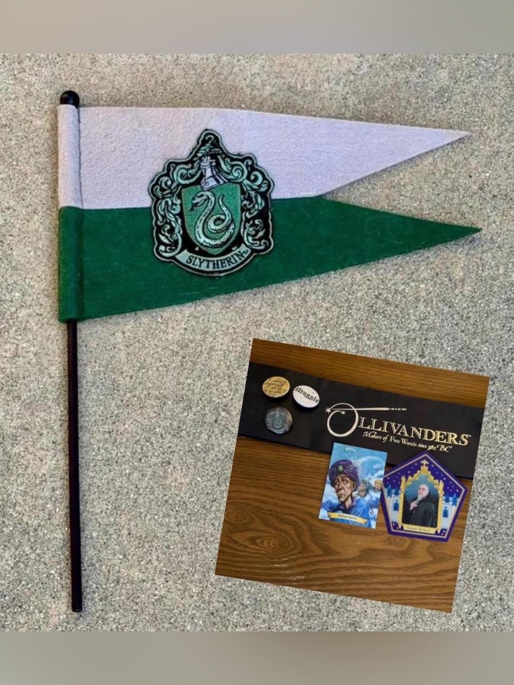 Warner Bros. Harry Potter Slytherin Felt Pennant